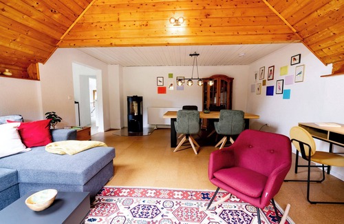 Darstein Apartment | birds-nest holiday home palatian forest balcon wood stove