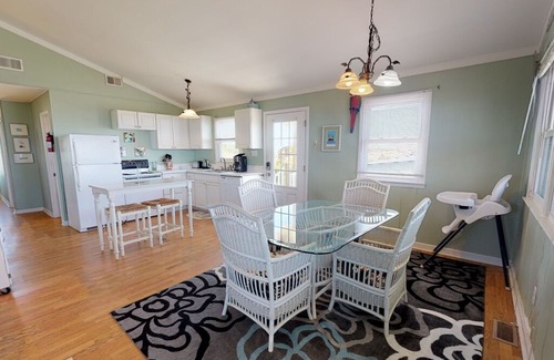 Caswell Beach House | Birds of a Feather: 3 Bed/2 Bath Oceanfront, Cheery Beach Cottage