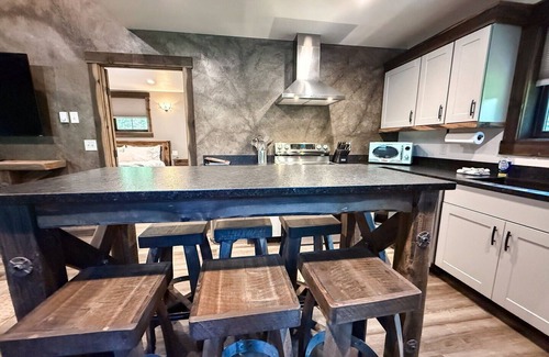 Whitefish House | Bison Ridge Cabin #4 | Pet Friendly | 4BR Getaway w/Hot Tub, Fire Pit & Grill | Sleeps 10!