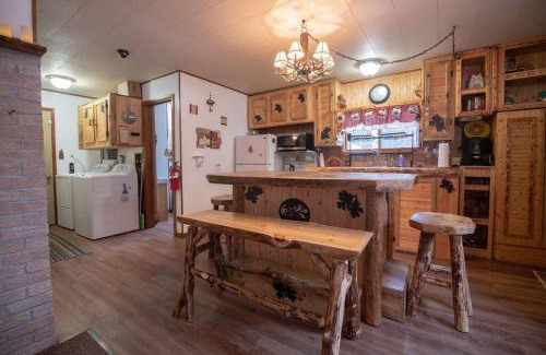 Necedah House | Black bear cabin with blow up hot tub
