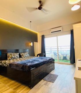 Greater Noida Apartment | Black door