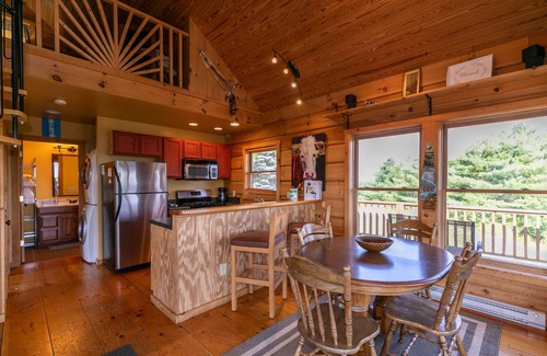Fleetwood Cabin | Blessed Sunset Getaway- Hot Tub! Sunrises! Sunsets! Large Deck!