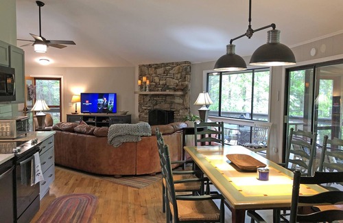 Lake Lure House | Bliss By The Lake-Pet Friendly, Lakefront, Fire Pit