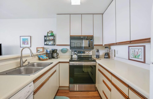 Kapaa Condo | "Bliss on the Bay: Serene 2nd Floor Views Perfect for Whale Watching and Ocean Adventures!"