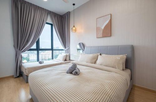 Kampung Pasir Apartment | Blissful Cottage@FeelHome/2BR,7pax,MRT 中文房东