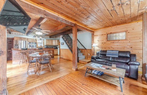 Helen Cabin | Blue Creek Shoals | Hot Tub, Sauna, Fire Pit, Game Room, Pet Friendly