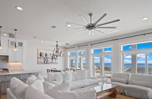 Ono Island House | Blue Diamond by Kaiser, Beach Front Luxury Home with Swim Spa, Outdoor Bar, & Grill