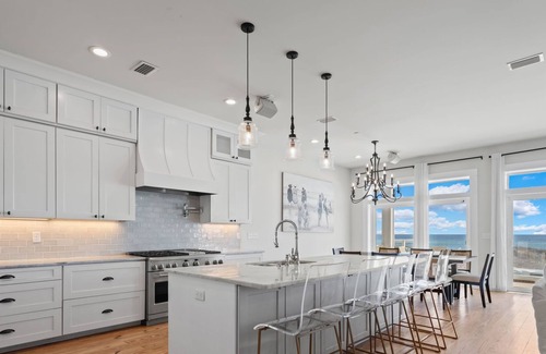 Ono Island House | Blue Diamond by Kaiser, Beach Front Luxury Home with Swim Spa, Outdoor Bar, & Grill