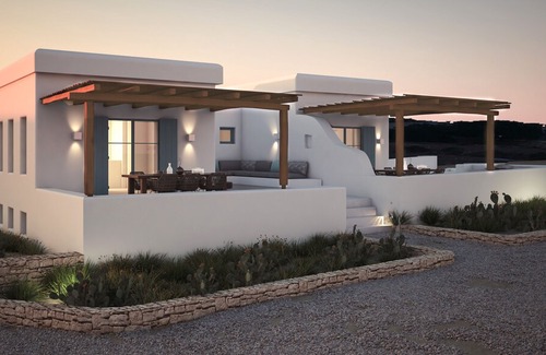 Koufonisia Villa | Blue Harpist - Hárpa Villa | Koufonisi - Pori beach