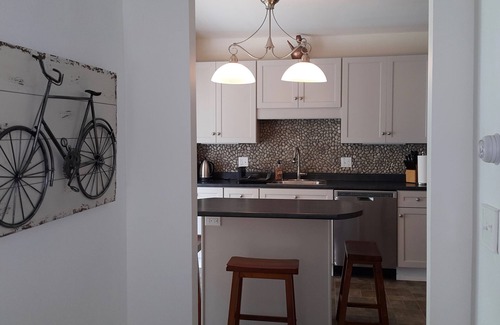 Camden House | Blue House on Bayview Street. Great location. Modern farmhouse living.