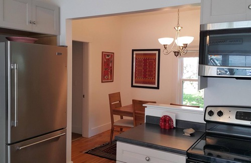 Camden House | Blue House on Bayview Street. Great location. Modern farmhouse living.