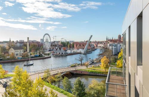 Gdansk City Center Apartment | Blue Mandarin Riverside Premium Sauna & Gym