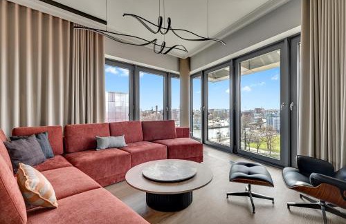 Gdansk City Center Apartment | Blue Mandarin Riverside Premium Sauna & Gym