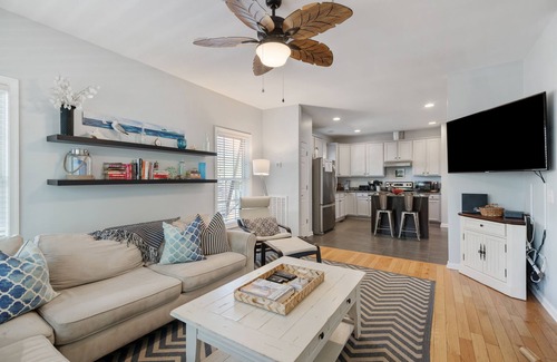 Folly Beach House | Blue Pearl! Pool Table, Pet Friendly, 1 Block to Town & Easy Walk to Beach