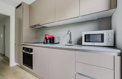 Horgen District Apartment | Blueground | Horgen, laundry appliances