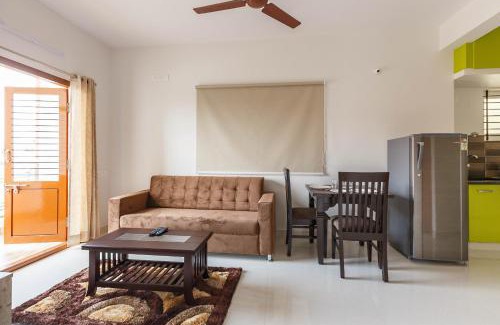 Sector 2 Apartment | BluO 1BHK City Centre HSR Layout - Balcony, Terrace Garden
