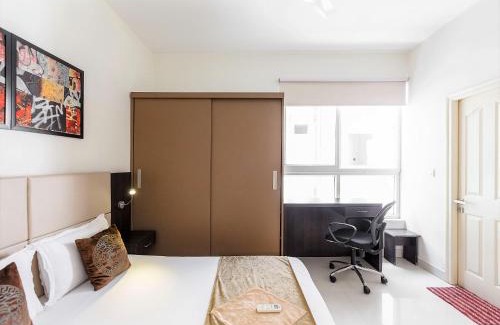 HITEC City Apartment | BluO Studio Hitech City - Gym, TT, Terrace Garden