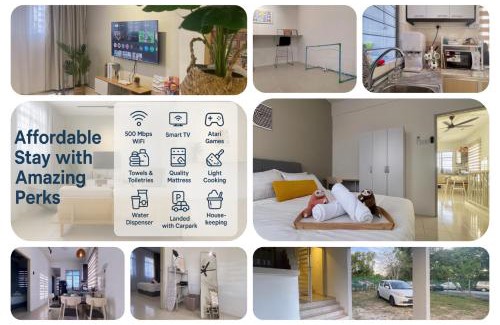 Central Seberang Perai House | BM IconCity Landed Home by Wemestay - Near AutoCity, Juru, Penang Bridge