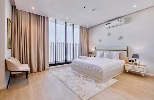 Riyadh Apartment | bnbmehomes - Spacious 3BR Apt - Al Quds - Riyadh - A17