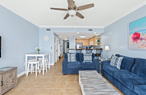 Panama City Beach Condo | Boardwalk Resort 2107 - Beachfront - Pools, Hot Tub, Private Beach, East End