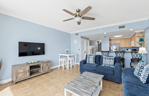 Panama City Beach Condo | Boardwalk Resort 2107 - Beachfront - Pools, Hot Tub, Private Beach, East End