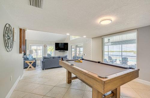 Dixie Shores House | Boat Dock and Pool Bayfront Crystal River Home