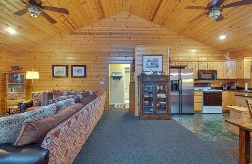 Afton Cabin | Boat Dock & Deck: Waterfront Cabin on Grand Lake
