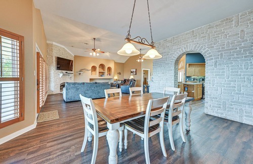 Milam House | Boat Dock & Hot Tub: Waterfront Home in Milam!
