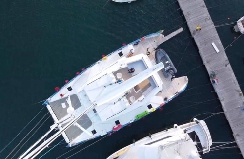 Portisco Boat Rental | Boat 'Luxury Catamarano 20 Meters' with Wi-Fi and Air Conditioning