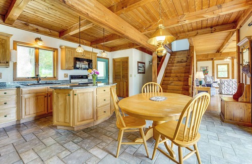 Isle of Springs House | Boat Nearby: Barters Island Home w/Views