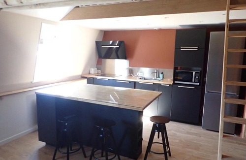 Boeschepe Apartment | Boeschepe logement avec Mezzanine centre village