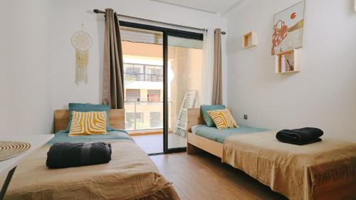 Plage des Nations Apartment | Boho Mood - 2 Bedrooms with Terrace & Pool