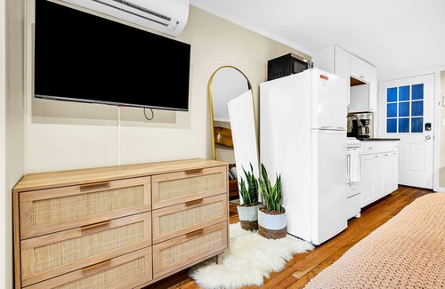 Old Orchard Beach Condo | Boho Surf Studio: Steps from the Beach at Old Orchard Beach!