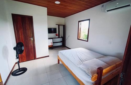 Velha Boipeba House | Boipeba Apartamento TERRA com varanda e cozinha ao ar livre