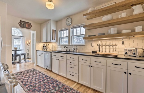 Veterans Park House | Boise Tudor Home w/Game Room < 2 Mi to Downtown!