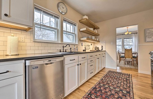 Veterans Park House | Boise Tudor Home w/Game Room < 2 Mi to Downtown!