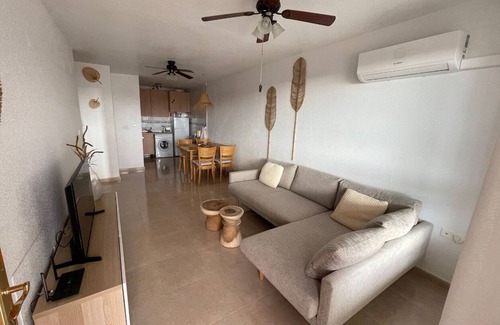 Bolnuevo Apartment | Bol2 - Modern 2 bed apartment in Bolnuevo with communal pool