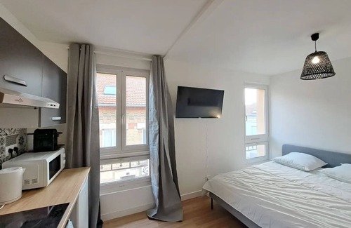 Reims City Centre Apartment | Bologne, Studio Climatisé