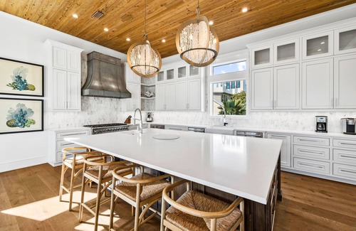 Seagrove Beach House | Book for Fall! Seagrove! Private Heated Pool! GULF VIEWS! Low-Speed Vehicle! Bikes!