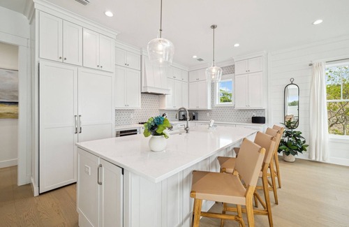 Sugarwood Beach House | Book for Fall! Private Pool! Serene Views! Adult Bikes! Short Walk to the Beach! Low-Speed Vehicle!