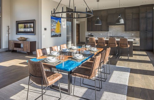 Big Sky House | Book for Winter! Mountain Village Ski-In/Ski-Out Lodge with Sauna and Hot Tub!