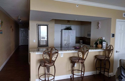 Panama City Beach Condo | Book Now! Balcony is right on the beachside. Great view of the Emerald Water!