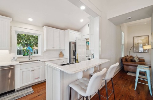 Seagrove Beach House | Book Now for Fall Break! Waterfront Property on Eastern Lake! 4 Adult Bikes! Private Dock!