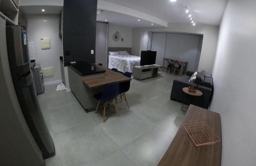 Pompeia Apartment | Book Santos - Condomínio Unlimited - Apartamento com Vista Mar e Apartamento com Vista Piscina
