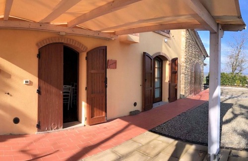Lajatico Apartment | Borgo del Silenzio - Ginepro two-bedroom apartment with private terrace