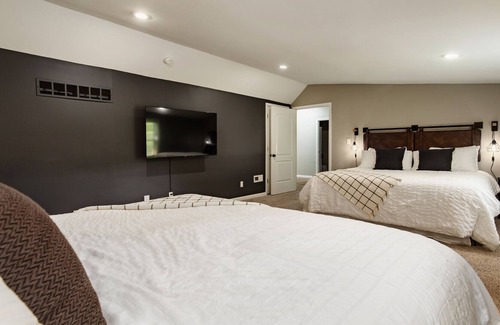 Buckner House | Bourbon Trail Beauty w/ Speakeasy, Pool, Hot Tub & Fire Ring Area