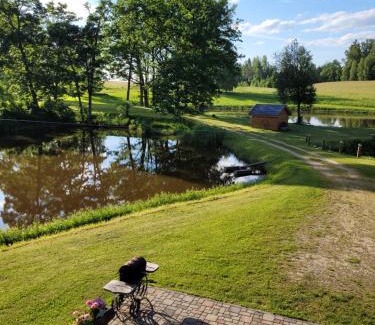 Amata Municipality House | Brīvdienu māja ar pirti "Strautkalni"
