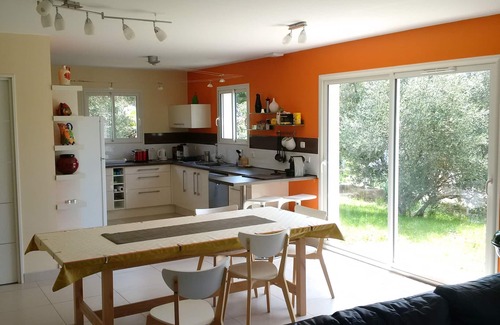 Saint-Etienne-de-Fontbellon Villa | Brand new quiet House 8 pers South of Ardèche