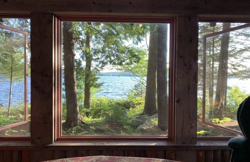 Ellsworth Cabin | Branch Lake updated lakefront rustic cabin close to Bar Harbor/Acadia Nat'l Park