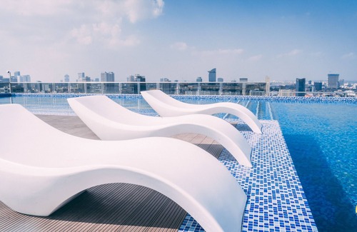 Chamkar Mon Condo | Brand New 1 Bedroom Infinity Pool Down to 50 USD/Night in M Residence